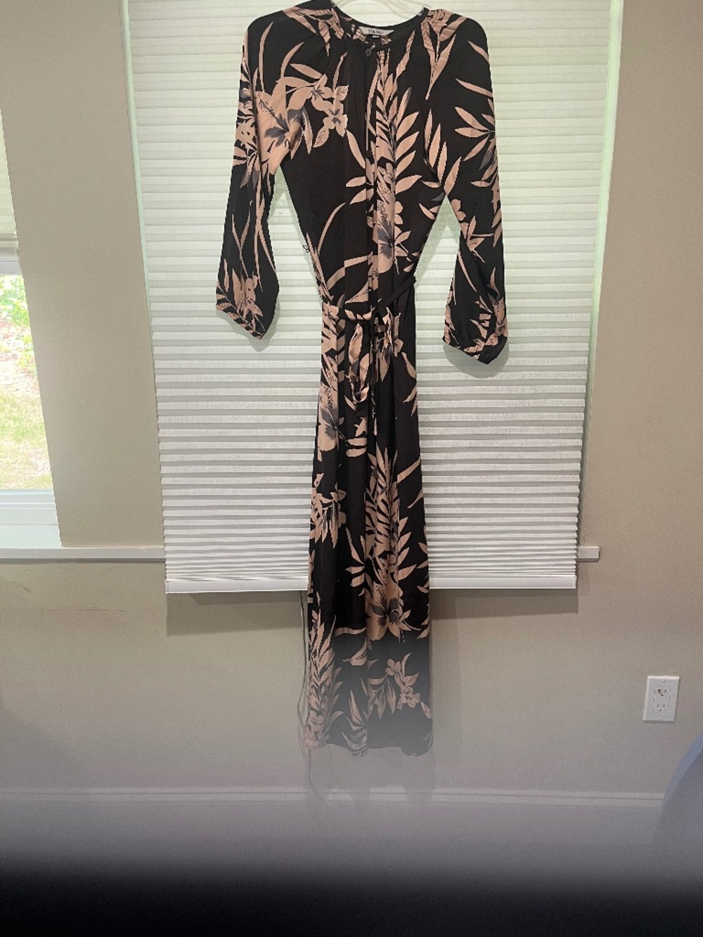 TUCKER floral shirt dress